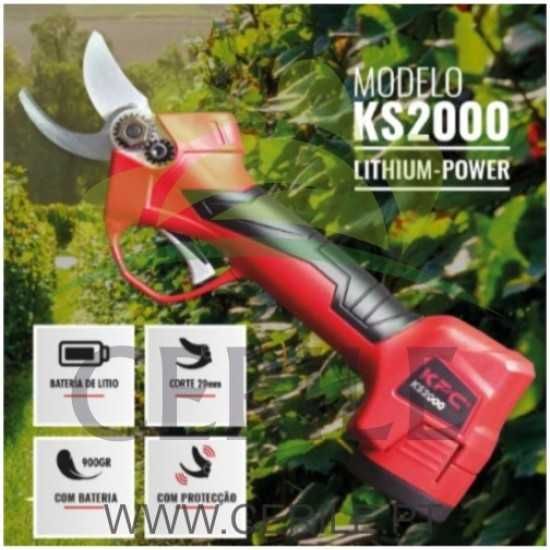 Tesoura de Poda KPC KS 2000 a Bateria