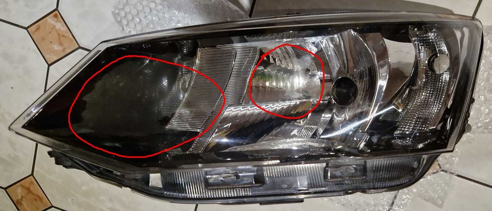 SKODA FABIA III 3 (2014-2018) 6V1 lampa przód przednia LEWA 6V1941015C