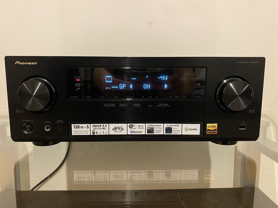 Ресивер підсилювач Pioneer VSX-830-K