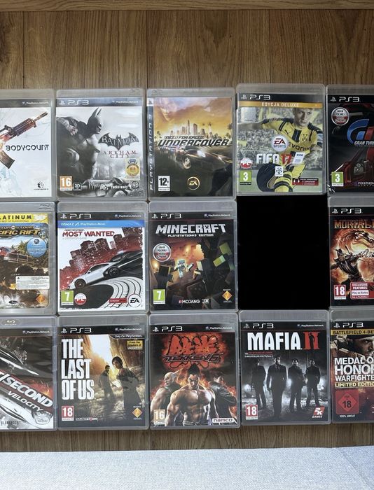 Komplet 22 gier na konsole PS3