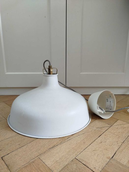 Lampa wisząca IKEA RANARP jasna beżowa, kremowy, 38 cm