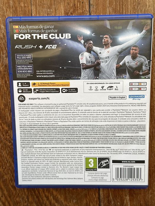 Jogo Playstation 5 FC 25 FC25 PS5 Guarda