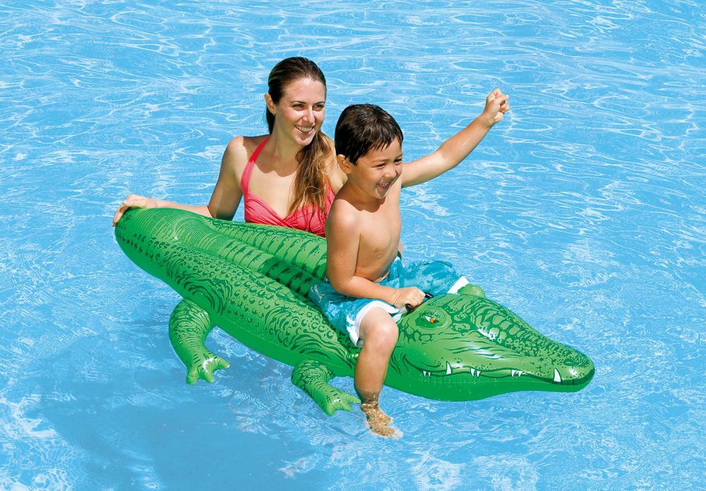 Intex Aligator 168x86 cm materac dmuchany do pływania