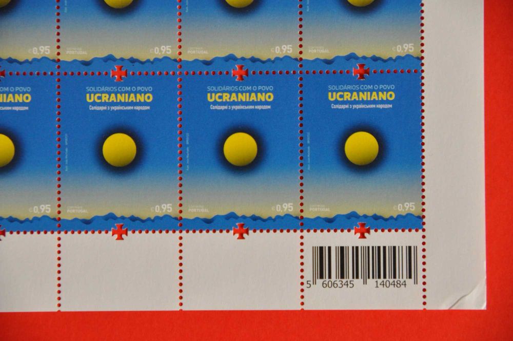 Португалия Солидарность с Украиной За Мир в Украине 2022 Лист