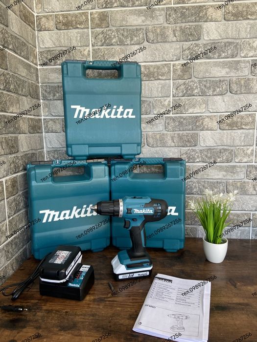 Аккумуляторная дрель, шуруповерт, шурупокрут, MAKITA ОРИГІНАЛ