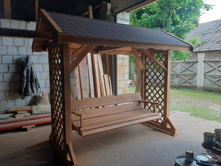 Huśtawka ogrodowa pergola
