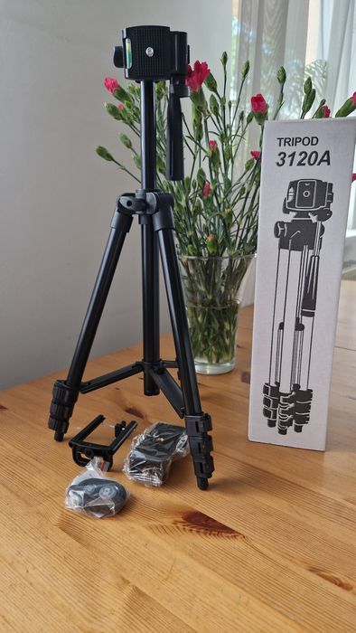 Statyw tripod 3120 na telefon z pilotem bluetooth
