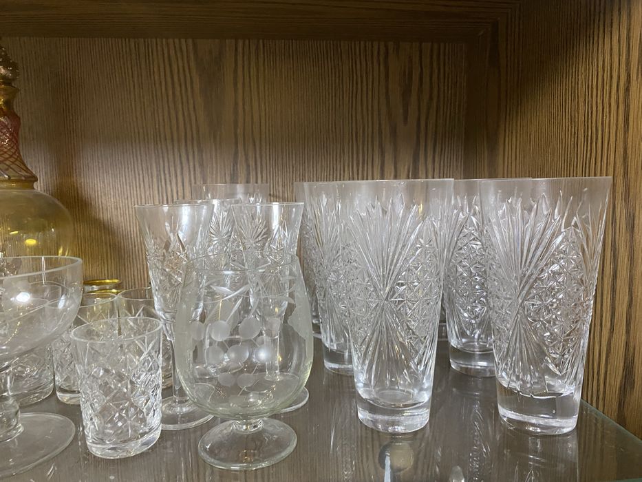 Рюмки, фужеры, стаканы  хрусталь СССР