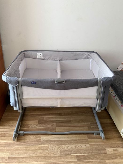 Дитяче ліжечко для двійні Chicco Next2Me Twins