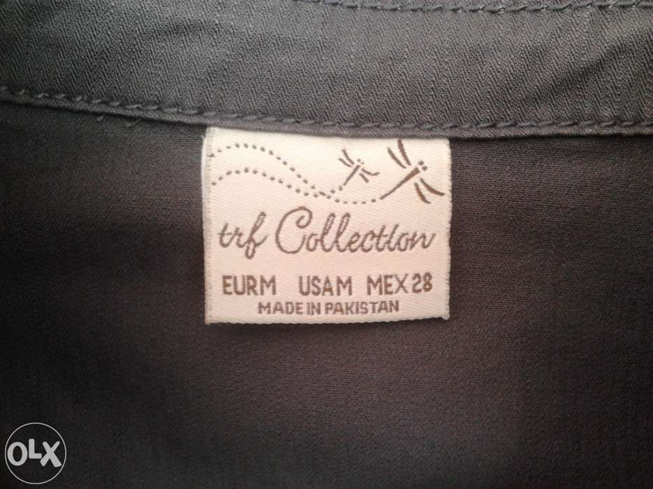 Vestido Zara cinzento tam M