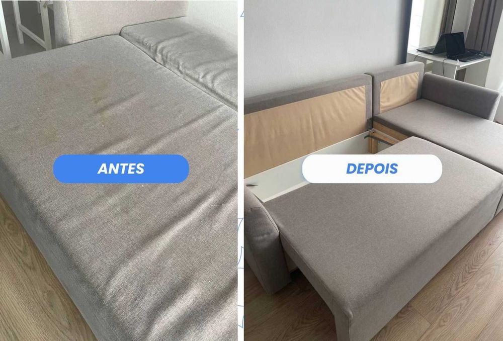 Limpeza de Estofos, Sofás, Colchões e Tapetes