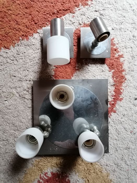 Oświetlenie+2x kinkiety do łazienki 5x40W
