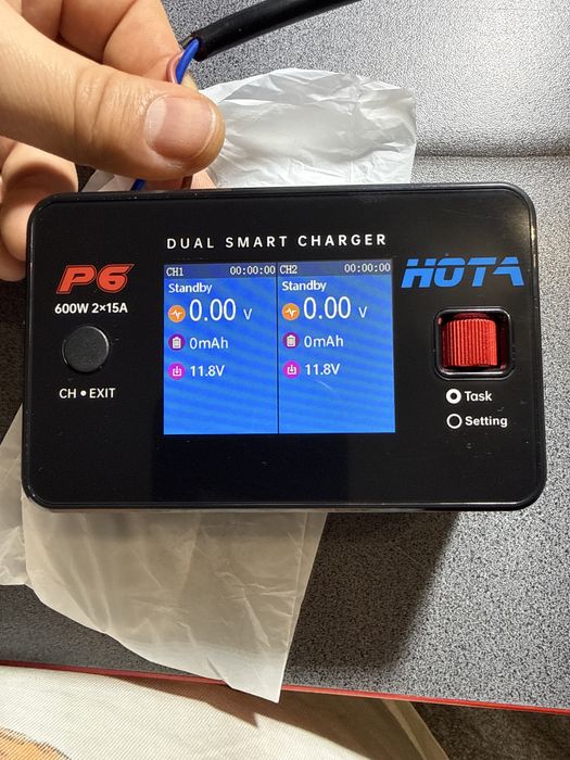 Ładowarka dwukanałowa Hota P6 600W [1277]