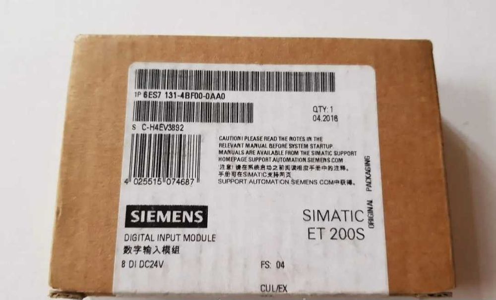 Модуль Siemens 6ES7131-4BF00-0AA0 8DI