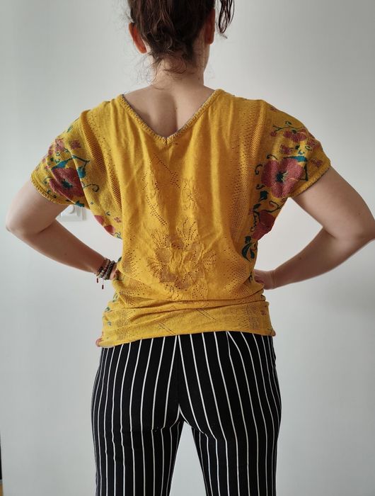 Bluzka etno Boho Peru bawełna