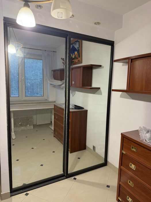 Szafa wnękowa drzwi przesuwne lustra 160 cm