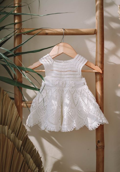 Сукня для дівчинки 0-3 місяці, ручна робота