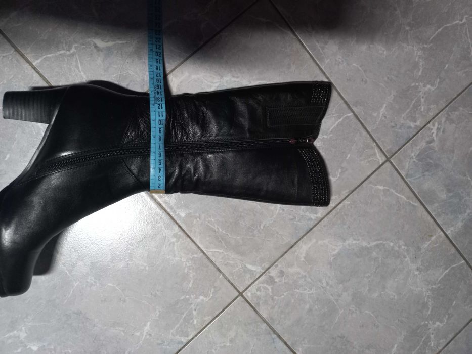 Сапоги жіночі шкіряні