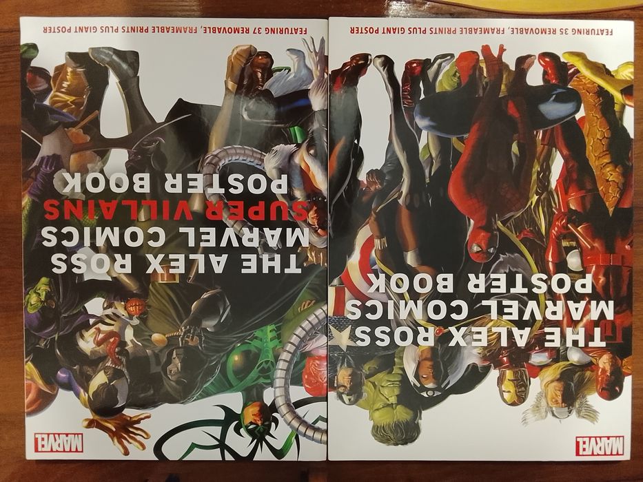 The Alex Ross Marvel Comics/Super Villains Poster Book гарний стан