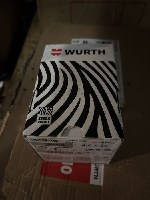 Wkrenty do metalu Wurth 4.8x25