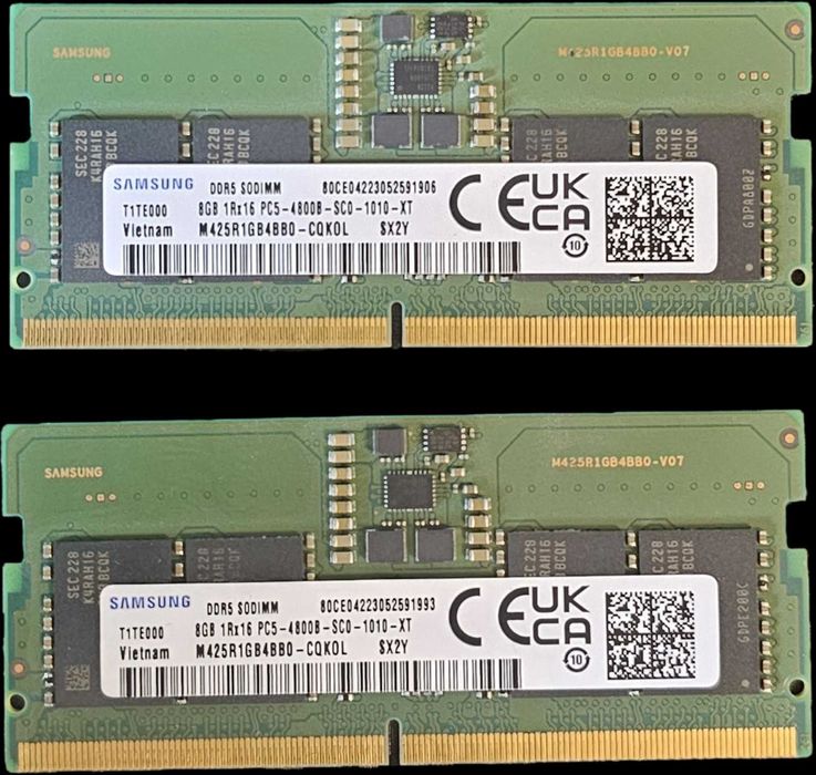 Pamięć RAM Samsung DDR5 SODIMM 2x8GB 4800MHz