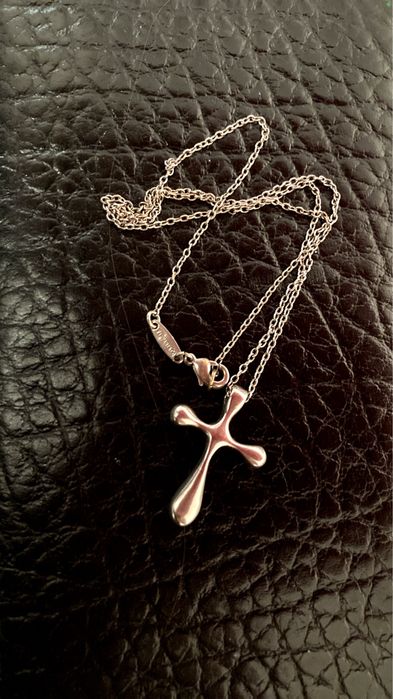 Tiffany & Co Оригинал!!! Крест подвеска 925