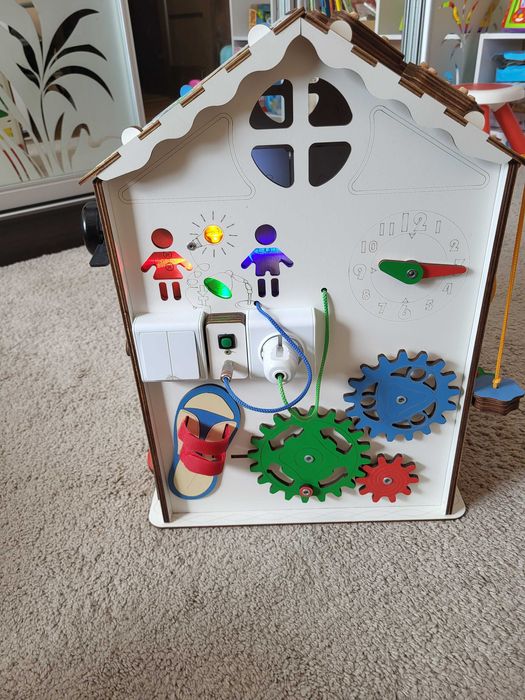 Бізікуб/Бізіборд GoodPlay 35х35х50 великий будинок