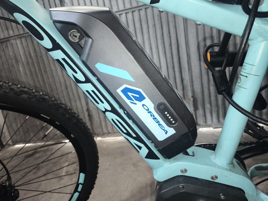 Bicicleta Elétrica Orbea com duas baterias. Keram com Motor Central Shimano. Bateria de Longa Duração