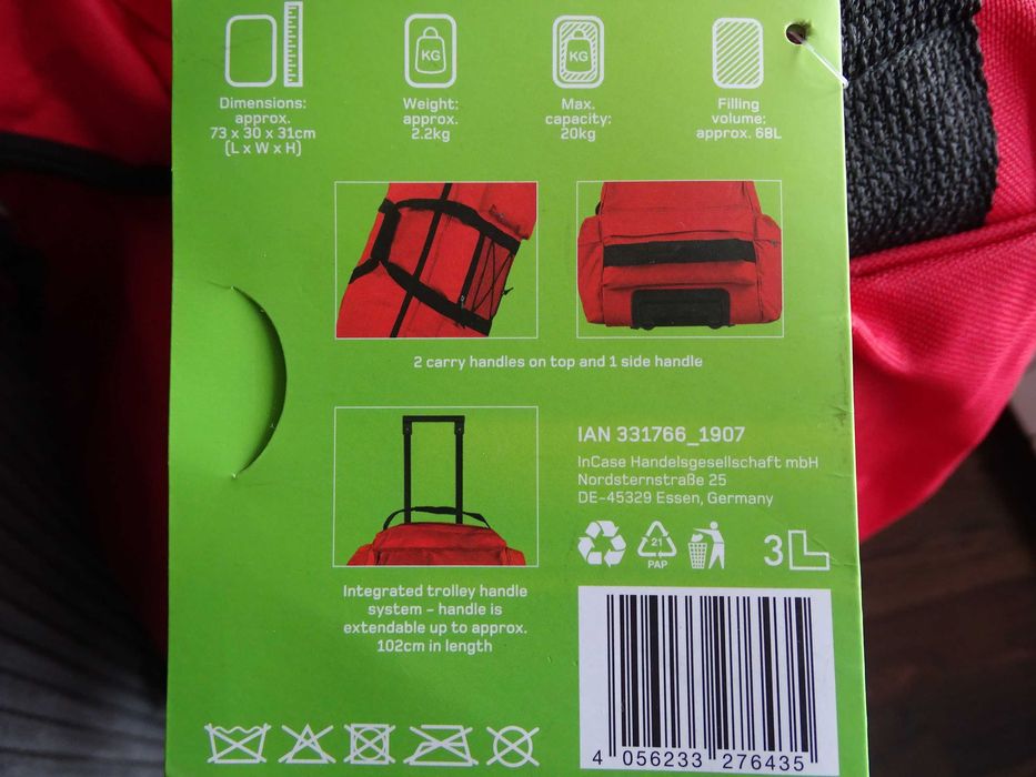 Torba podróżna na kółkach TopMove