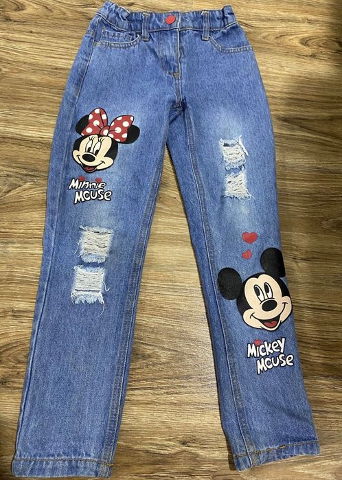 Джинси кльош, дитячі на дівчинку mango, Zara, sinsay, kiko & koko, Disney Міккі