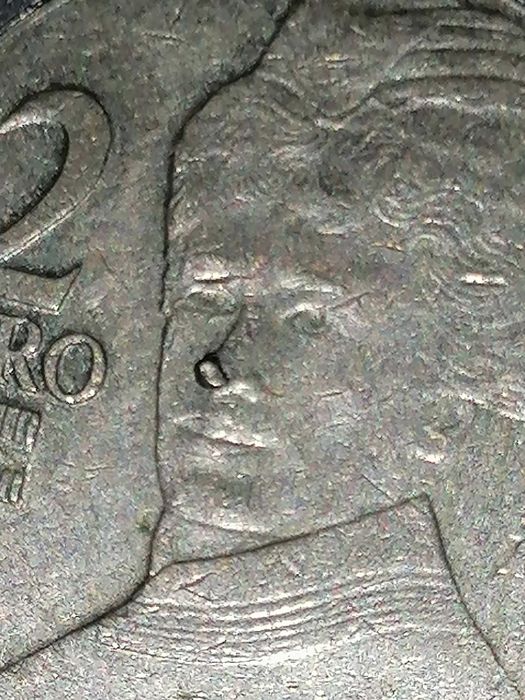 Moeda rara com defeito - 2€ Áustria 2002