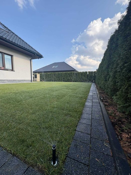 glebogryzarka separacyjna, niwelacja terenu, zakładanie trawników,
