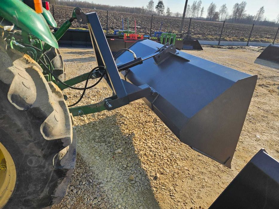 Łyżka/ łycha na tył ciągnika/ przedni TUZ z KIPREM HYDRAULICZNYM dowóz