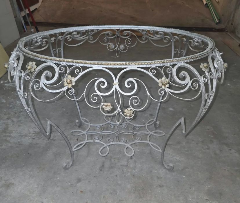 Vendo mesa ferro forjado