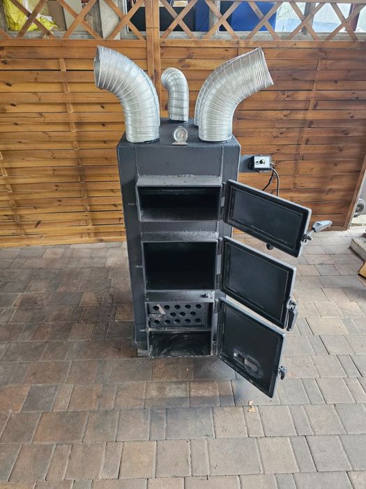 Piec nadmuchowy warsztatowy 37 kW – mocny, wydajny, gotowy do pracy