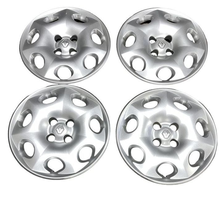 Conjunto tampões roda 15 Renault Originais