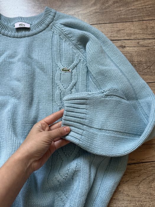 Шерстяний оригинальний светер Lacoste c