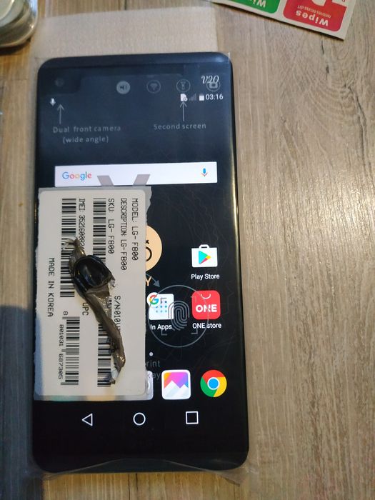 LG V20 IPS 4к смартфон Snapdragon телефон 4k Змінна батарея 4000 mAh
