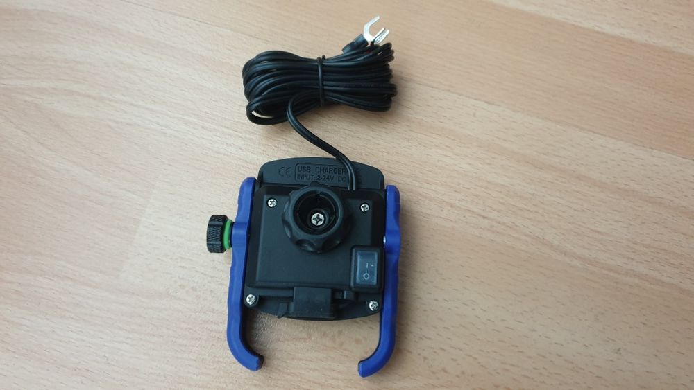 Uchwyt na telefon ładowarka motocyklowa USB QC 3.0 nowa