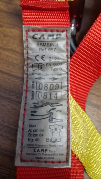 Arnês de Escalada para criança