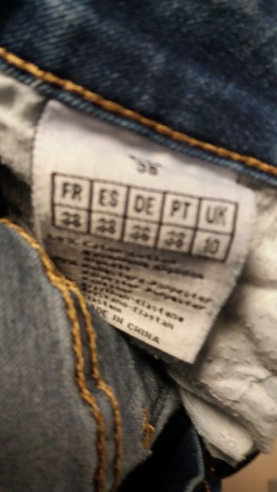 spodnie jeansowe damskie 36/38