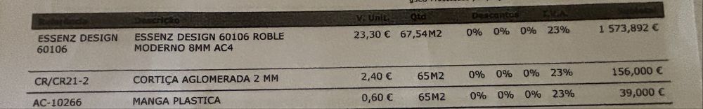 Chão flutuante Essenz Commerce Natural de alta resistência (AC5)