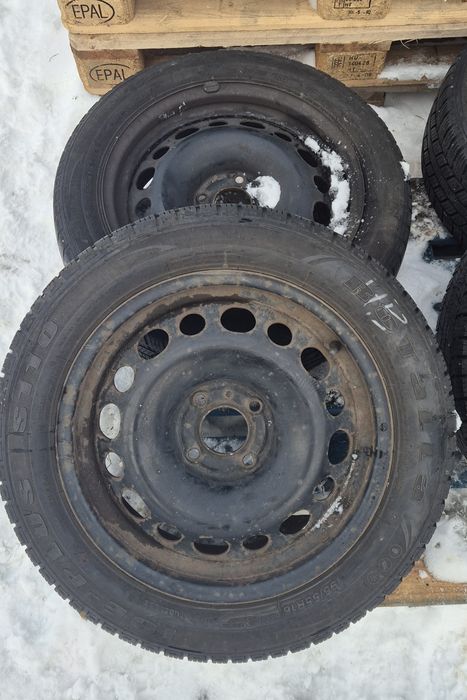 Koła felgi stalowe komplet 4x108 opony zimowe Rotalla 195/55/16