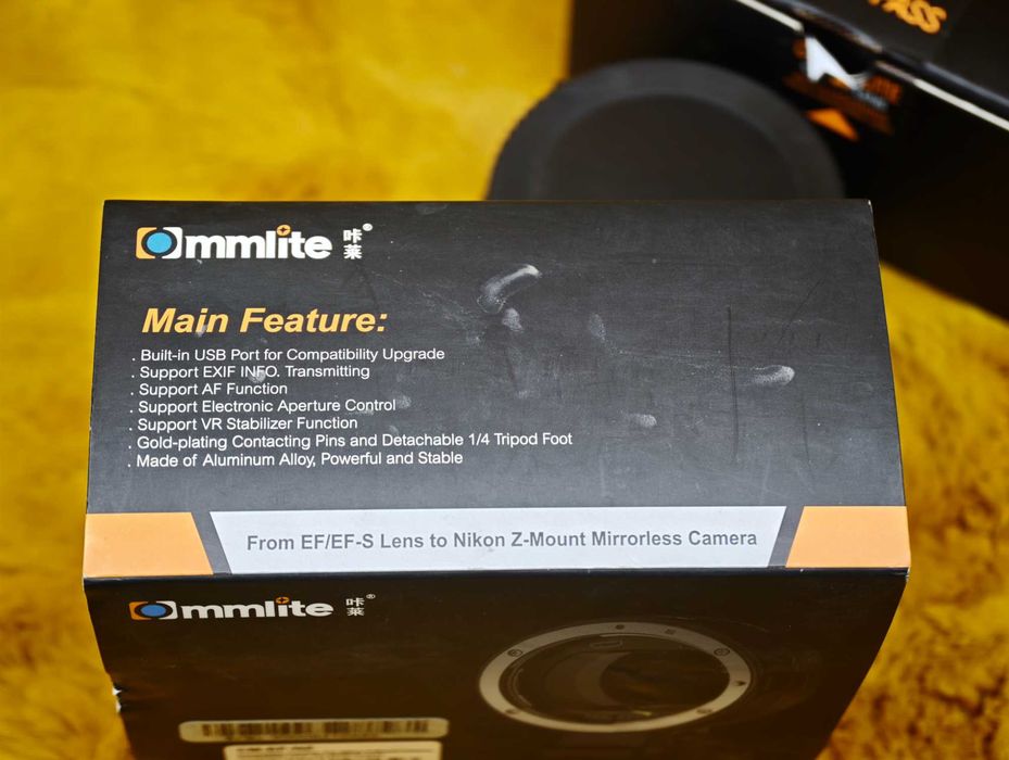 Адаптер Commlite CM-EF-NZ щоб ставити об'єктиви Canon EF -> на камери Nikon Z