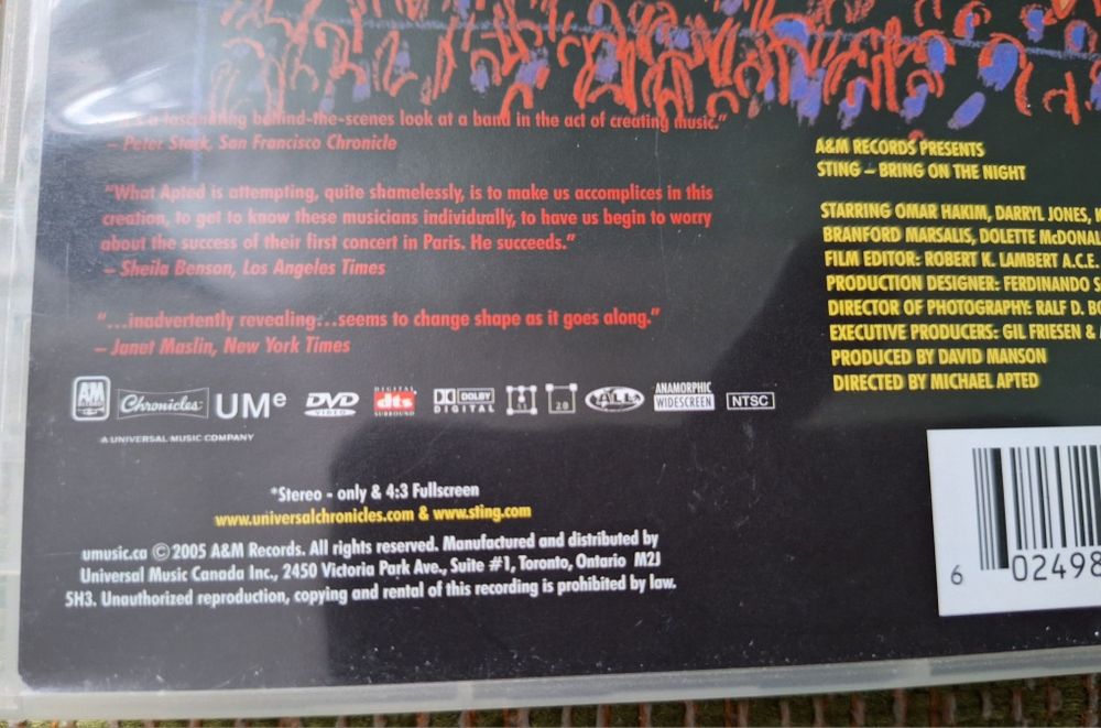 Sting ,,Bring on the Night"