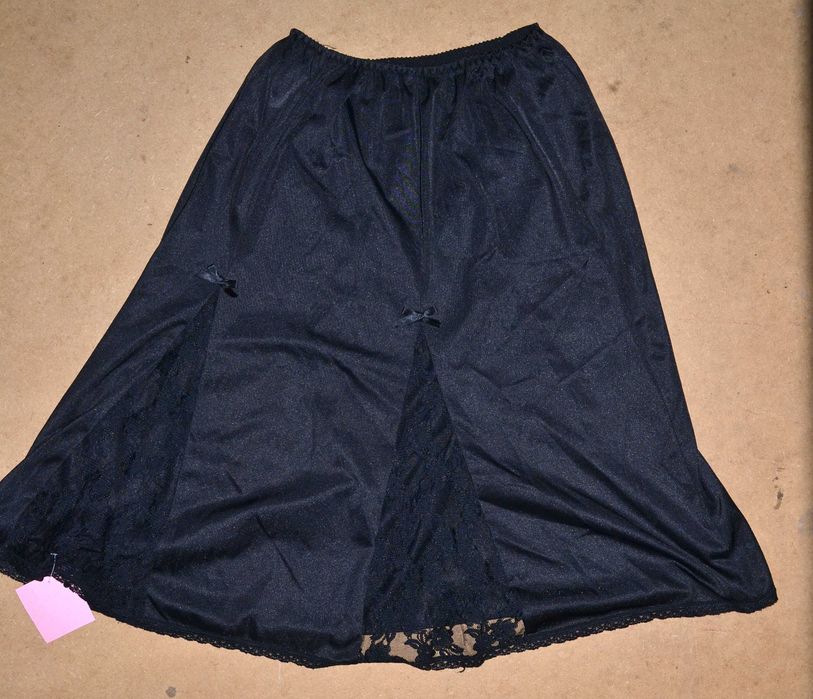 1^ little vintage półhalka nylon  40/42