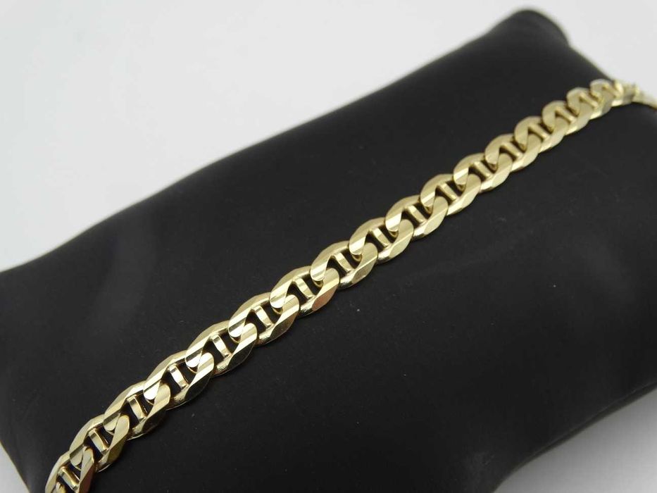 Piękna Złota Bransoletka Marina 7,65g P585 21cm 5mm