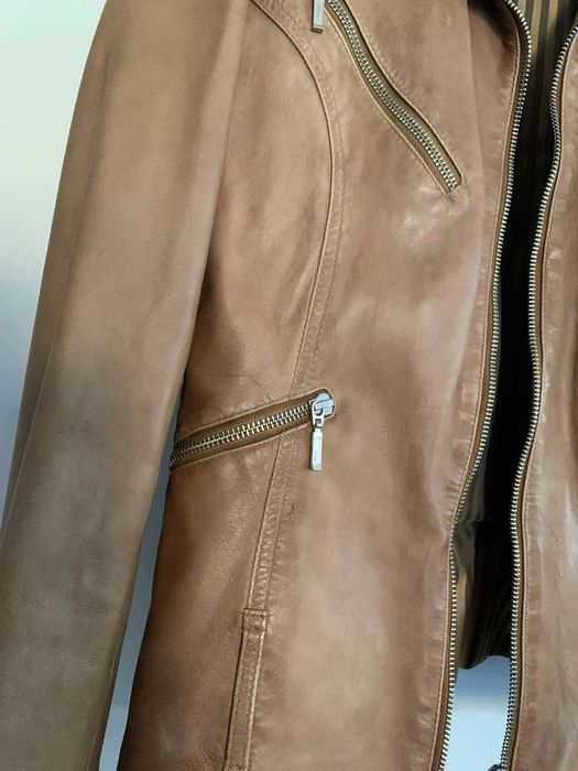 Ramoneska damska skóra naturalna