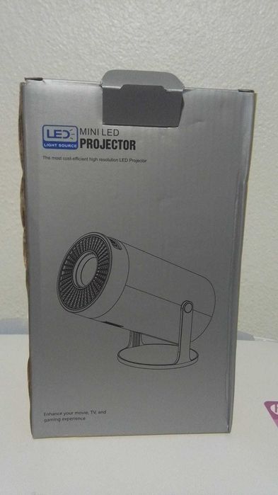 Projetor Mini LED AMX100 NOVO – Wi-Fi + HDMI/USB | Cinema em Casa