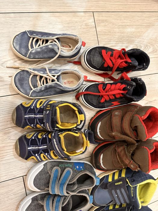 7 Par bucików na rozmiar 24adidas,zara, geox